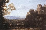 Claude Lorrain Landscape with Apollo and Mercury oil on canvas